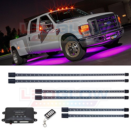 Algopix Similar Product 19 - LEDGlow 6pc Pink Wireless SMD LED Truck