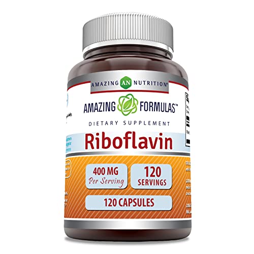Algopix Similar Product 13 - Amazing Formulas Riboflavin 400mg 120