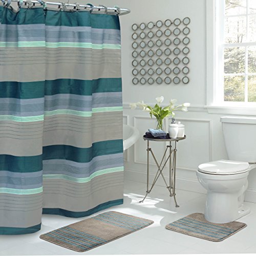 Algopix Similar Product 20 - Bath Fusion Regent Stripe 15Piece