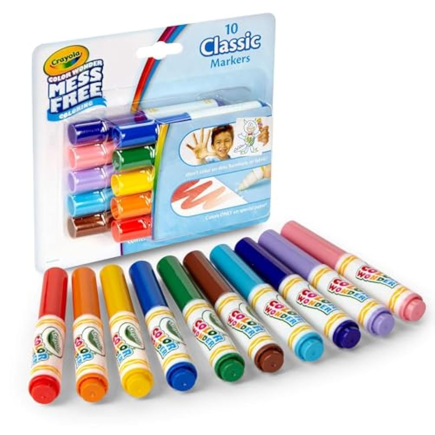 Algopix Similar Product 10 - Crayola Color Wonder Markers Mess Free