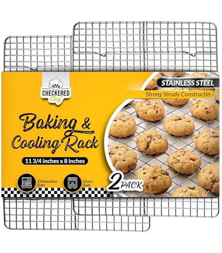 Algopix Similar Product 13 - Checkered Chef Cooling Rack for Cooking