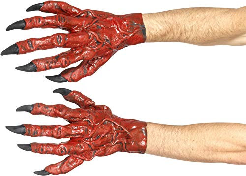 Algopix Similar Product 9 - Smiffys Devil Halloween Demon Hands