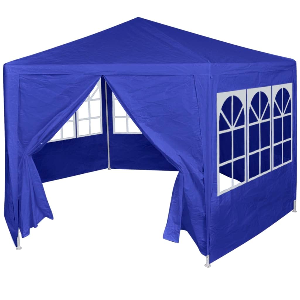 Algopix Similar Product 3 - vidaXL Blue Hexagonal Marquee with