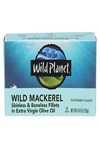Algopix Similar Product 6 - Wild Planet Mackerel Wild Fillet Extra