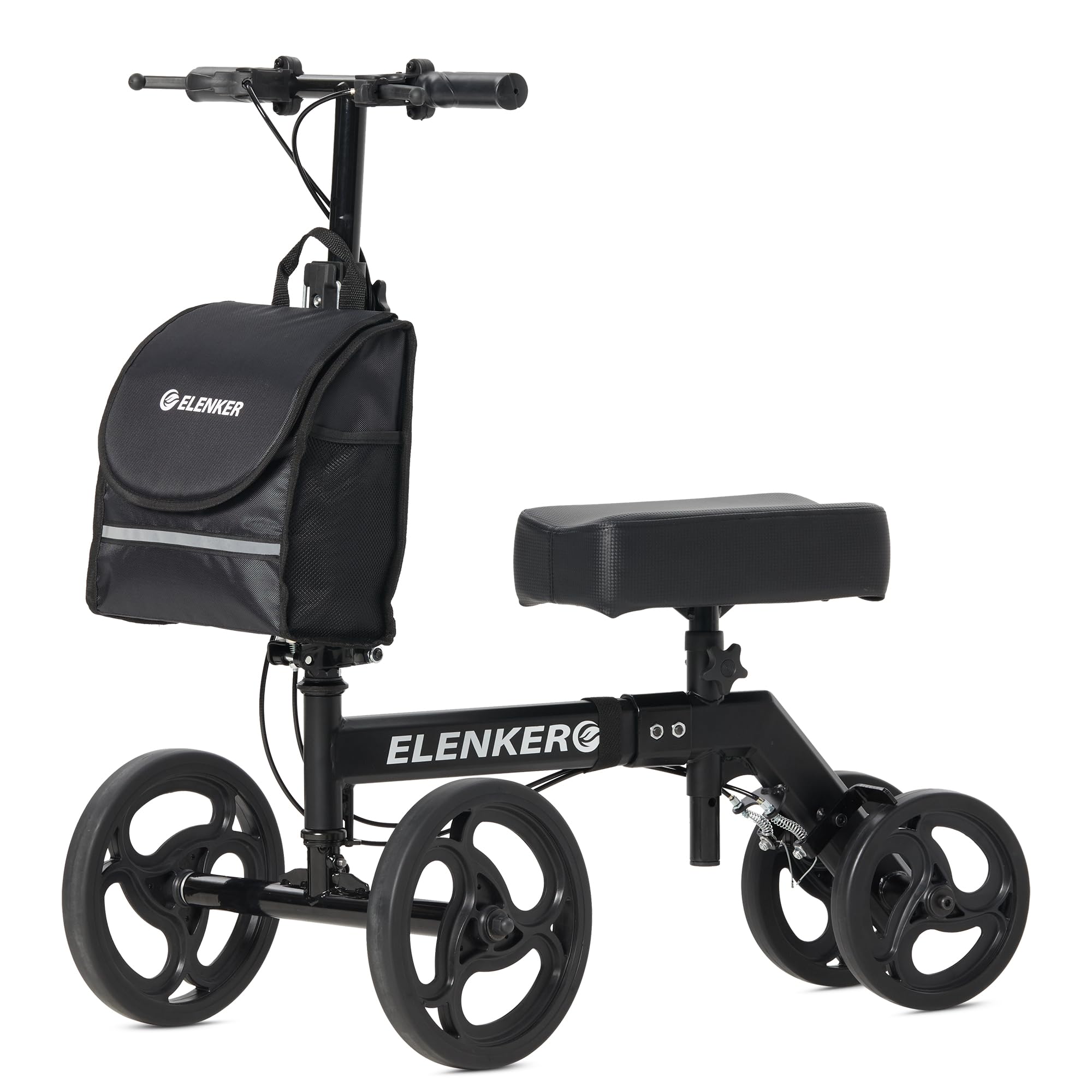 Algopix Similar Product 10 - ELENKER Steerable Knee Walker with 10