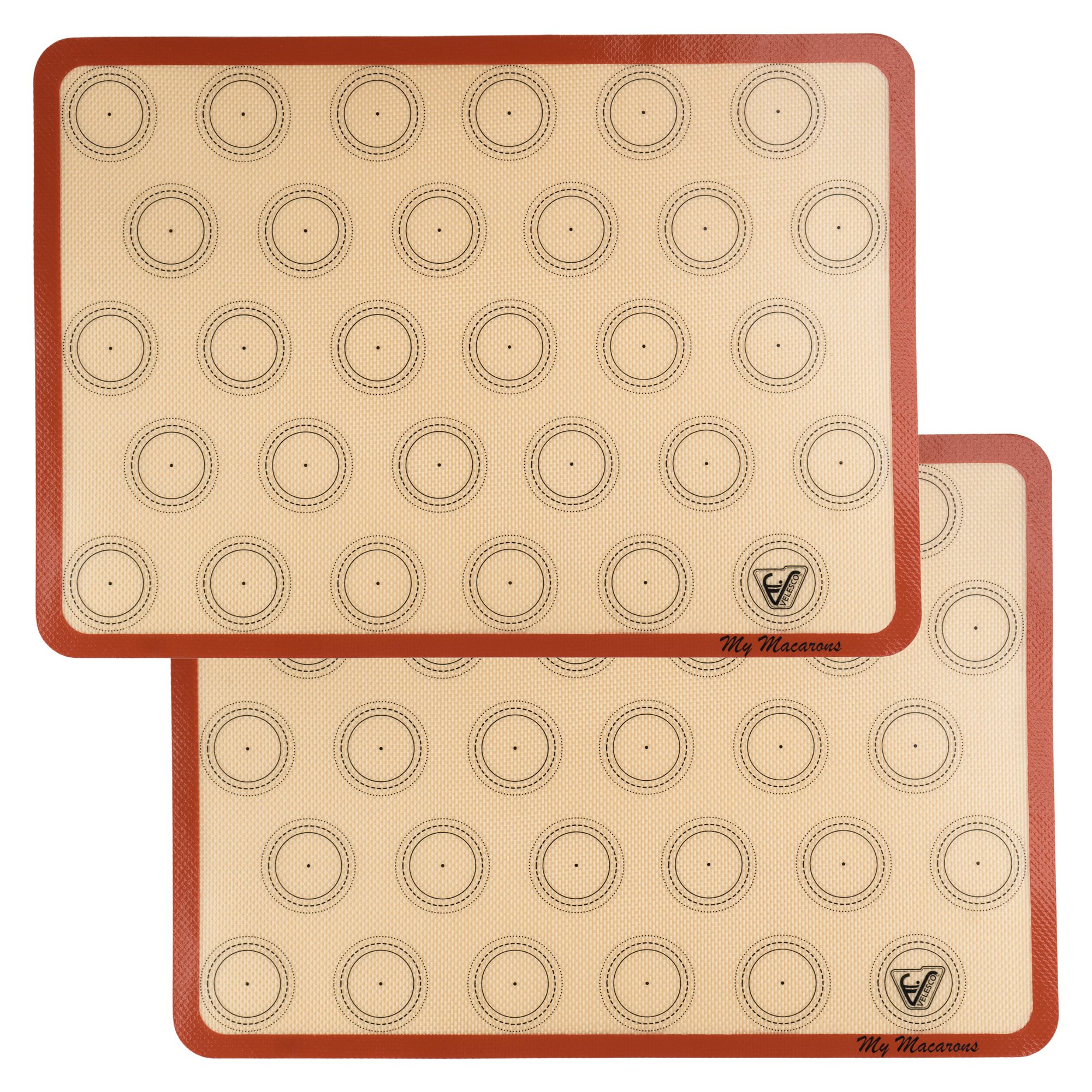 Algopix Similar Product 19 - Silicone Macaron Baking Mat  Set of 2