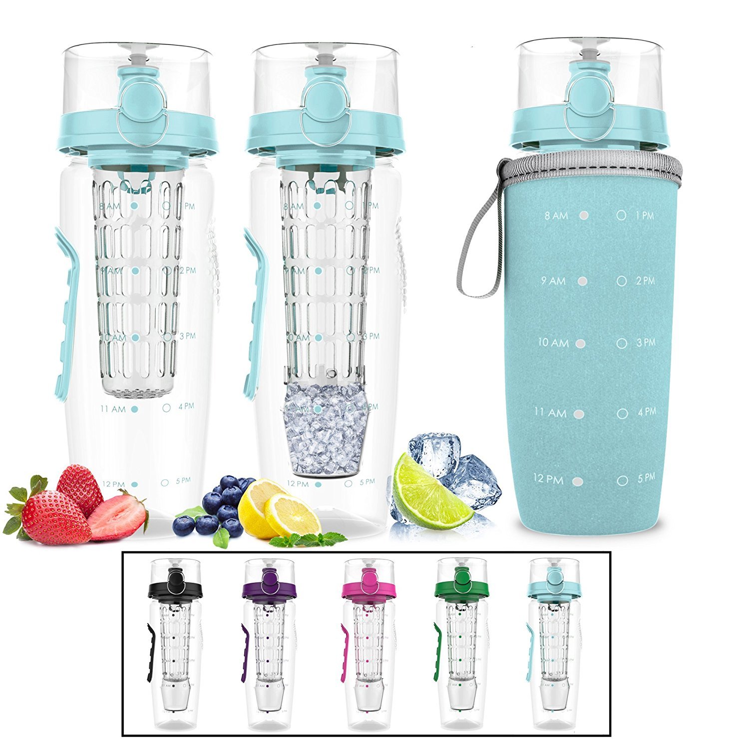 Algopix Similar Product 4 - Bevgo Fruit Infuser Water Bottle 
