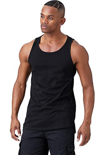 Algopix Similar Product 1 - JC DISTRO Mens Basic Tank Top Jersey