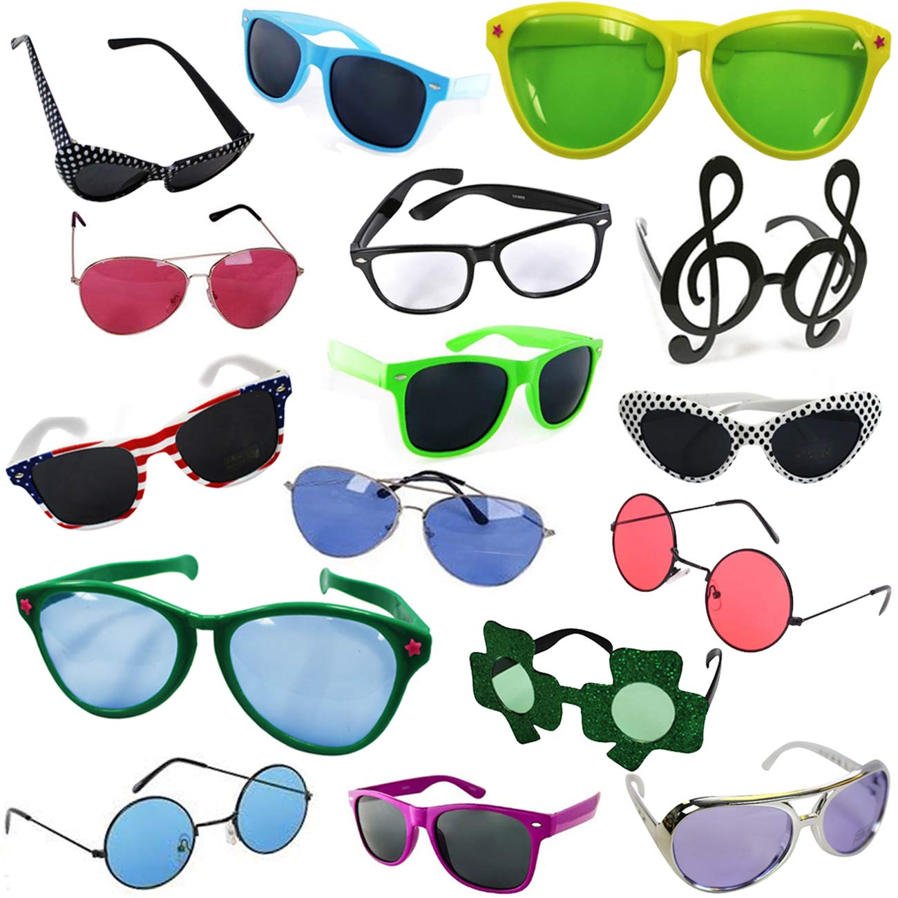 Algopix Similar Product 1 - Funny Party Hats Costume Sunglasses