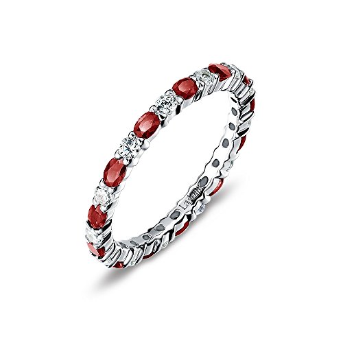 Algopix Similar Product 13 - Lafonn Birthstone Simulated Garnet