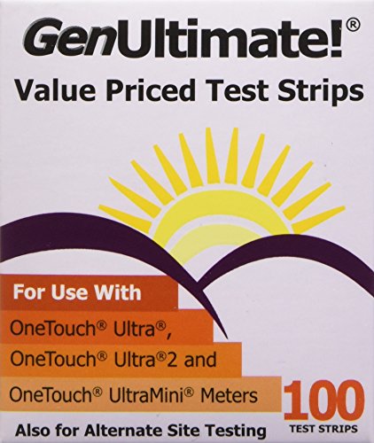 Algopix Similar Product 8 - GenUltimate Test Strips, 100 Count