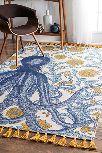Algopix Similar Product 10 - nuLOOM Thomas Paul Printed Flatweave