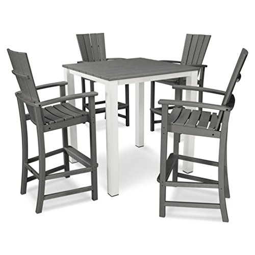 Algopix Similar Product 12 - POLYWOOD Quattro 5 Piece Bar Set