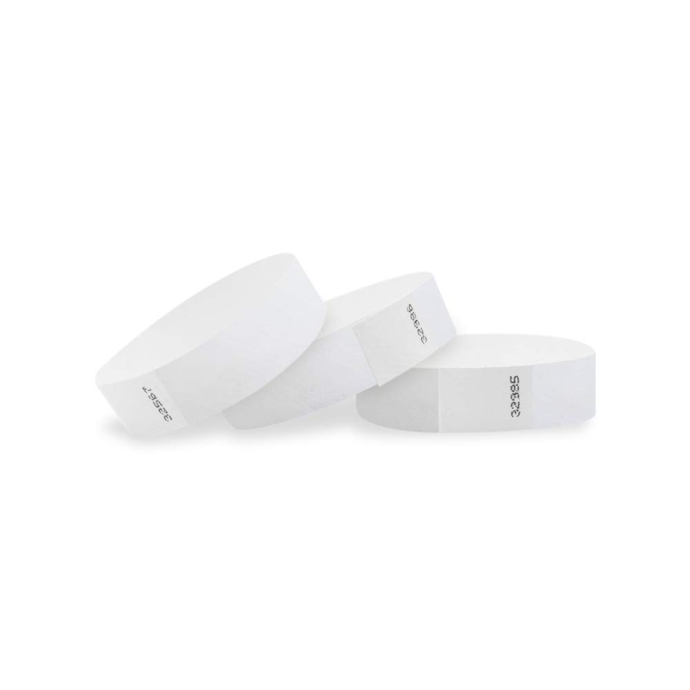 Algopix Similar Product 18 - WristCo White Tyvek Wristbands for