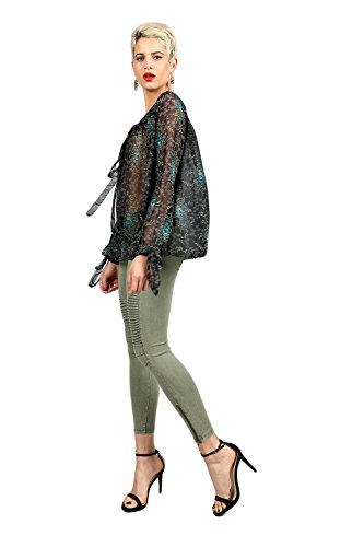 Algopix Similar Product 18 - Beulah Style Beulah OP7019 Moto Jeggings