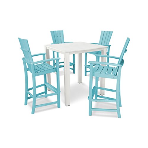 Algopix Similar Product 20 - POLYWOOD Quattro 5 Piece Bar Set