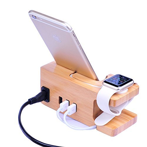 Algopix Similar Product 18 - AICase Bamboo Wood USB Charging
