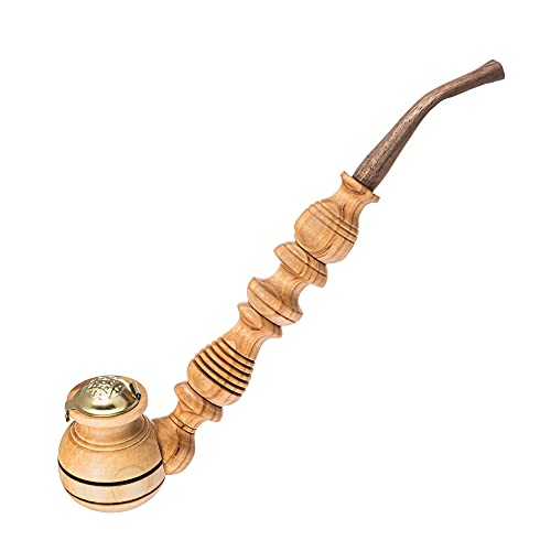Algopix Similar Product 9 - Handmade Wooden Tobacco pipe (amber)