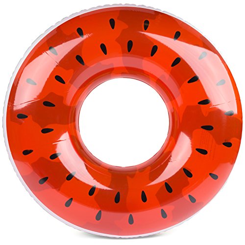Algopix Similar Product 12 - Giant Inflatable Watermelon Pool Floats