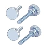Algopix Similar Product 15 - uxcell M6x30mm Flat Knurled Head Fully
