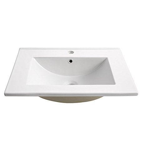Algopix Similar Product 10 - Fresca Amato 24 White Integrated Sink
