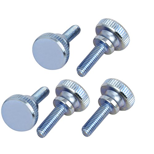 Algopix Similar Product 4 - uxcell M5x16mm Flat Knurled Head Fully