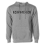 Algopix Similar Product 18 - Mission Mens Pullover Fleece Hoodie