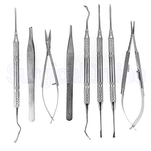 Algopix Similar Product 8 - 8 Micro Surgery Instruments Set Dental