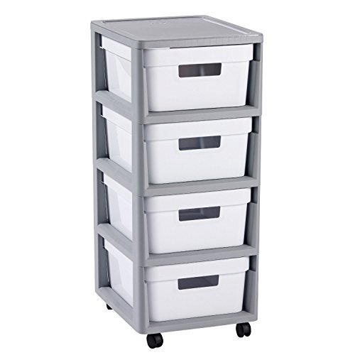 Algopix Similar Product 11 - Curver Infinity 4X10L with Four Drawers