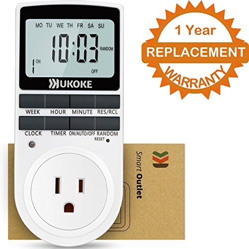 Algopix Similar Product 17 - Timer Outlet UKOKE 7 Day Electrical