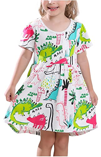 Algopix Similar Product 18 - Frogwill Toddler Girls Cotton Dinosaur