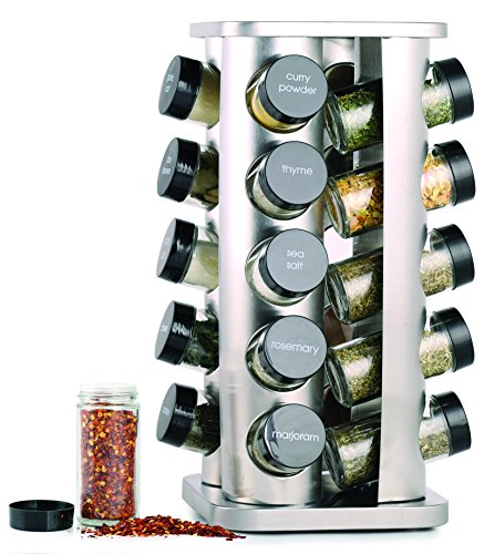 Algopix Similar Product 20 - Orii 20 Jar Spice Rack with Spices