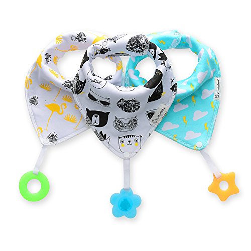 Algopix Similar Product 14 - Baby Bandana Drool Bibs 3Pack and