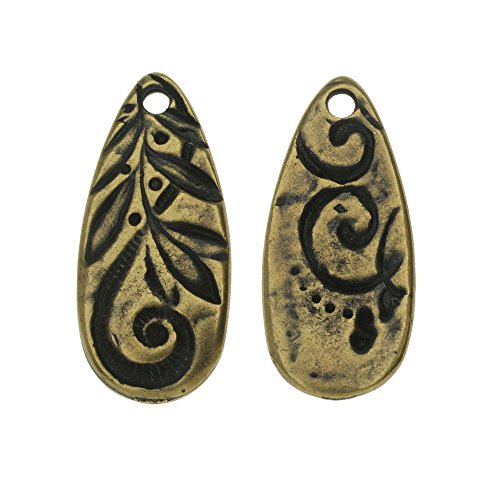Algopix Similar Product 4 - TierraCast Charm Jardin Teardrop