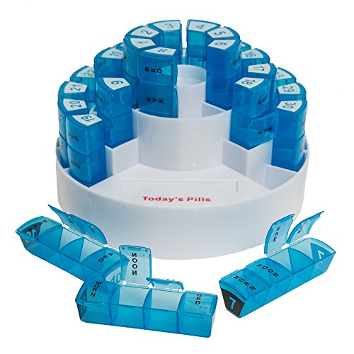Algopix Similar Product 12 - Small Monthly Pill Box 31 Day