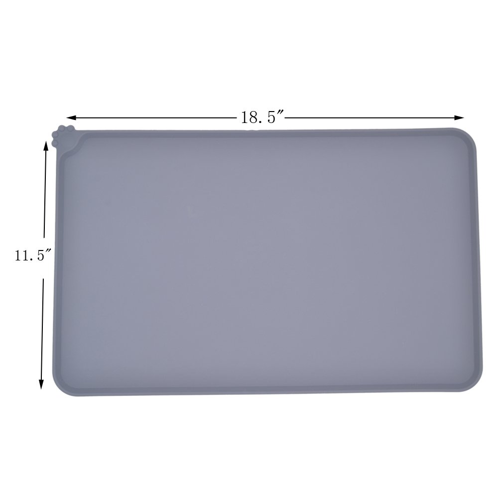 Algopix Similar Product 19 - WQYK Pet Food Silicone Mat Waterproof
