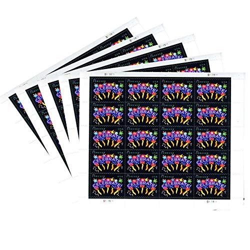 Algopix Similar Product 14 - Neon Celebrate USPS Forever Stamps  5