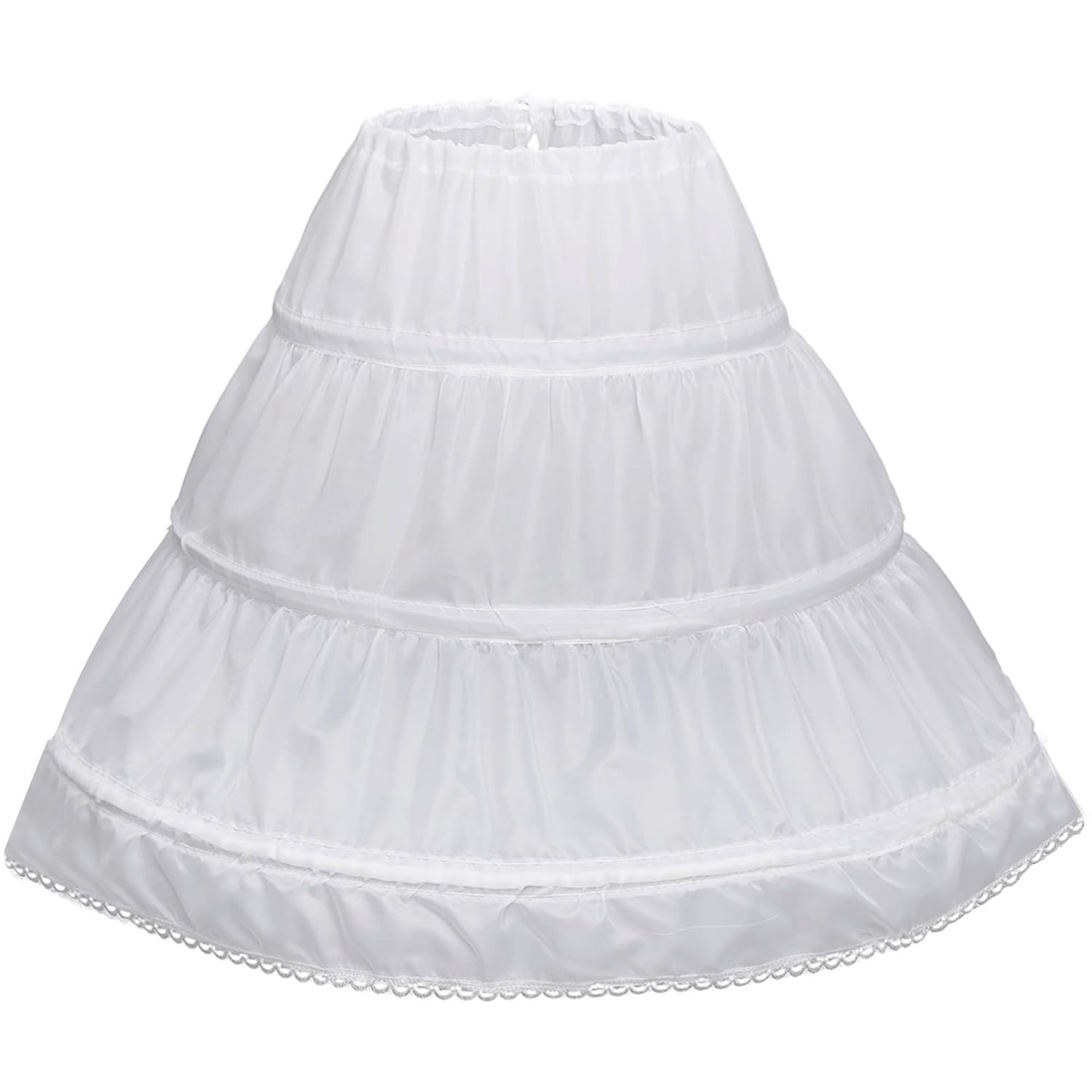 Algopix Similar Product 18 - Abaowedding Girls 3 Hoops Petticoat