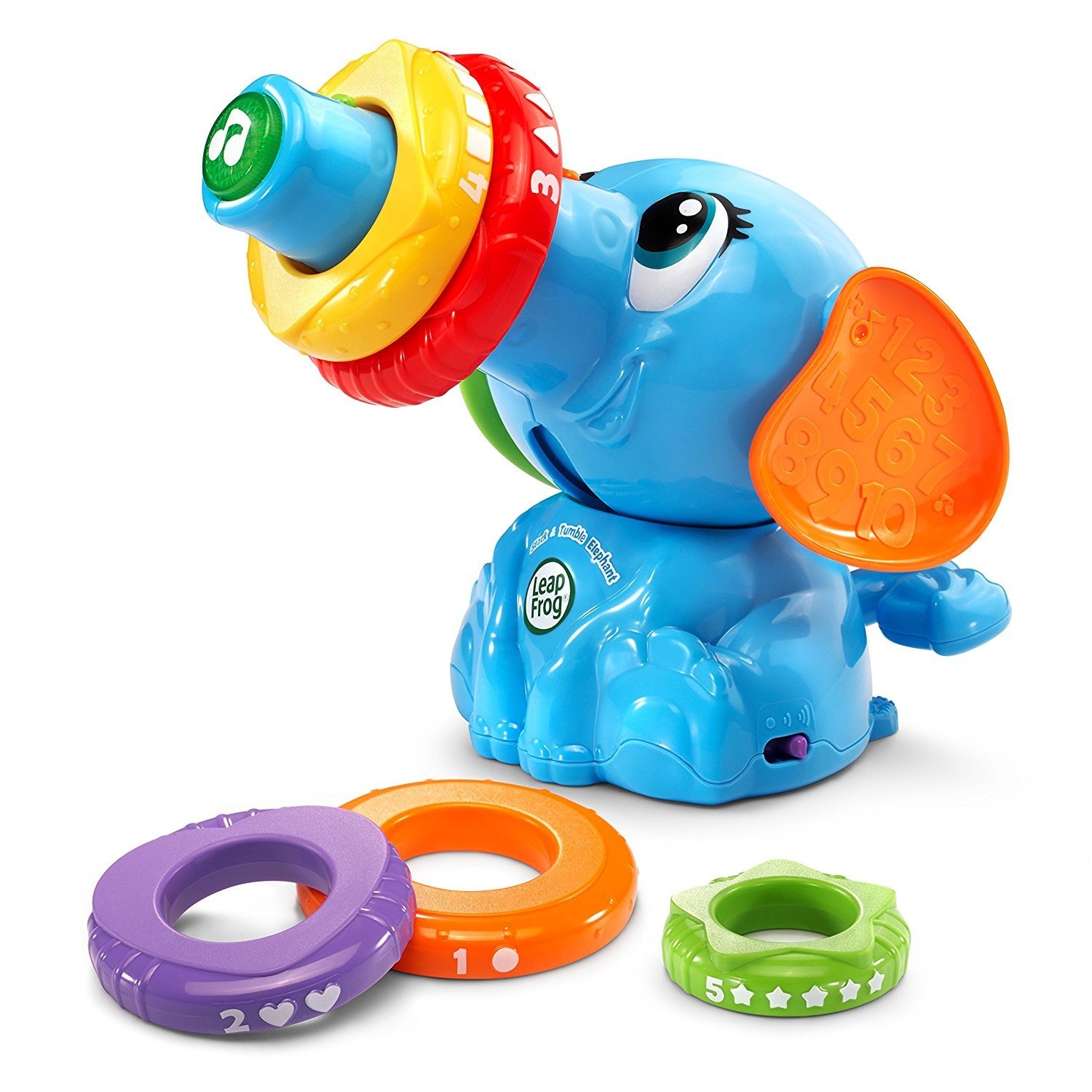 Algopix Similar Product 15 - LeapFrog Stack and Tumble Elephant 