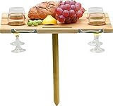 Algopix Similar Product 18 - INNO STAGE Portable Bamboo Wine Table