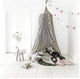 Algopix Similar Product 7 - NaNa Dome Princess Bed Canopy with LED