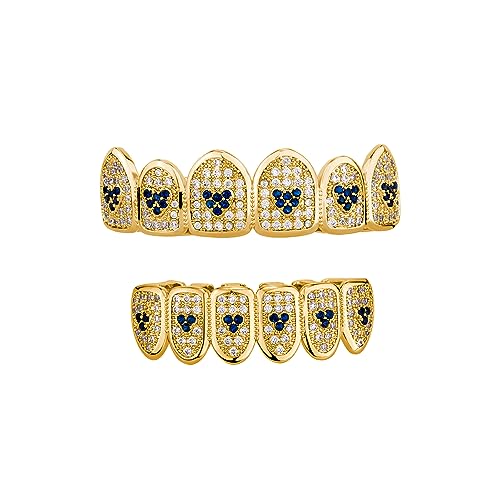 Algopix Similar Product 3 - JINAO 18k Gold Plated All Iced Out