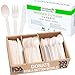 Algopix Similar Product 9 - 300Piece Compostable Wooden Cutlery