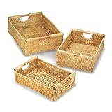 Algopix Similar Product 12 - Accent Plus Maize Nesting Basket Set