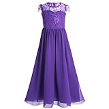 Algopix Similar Product 7 - iiniim Kids Girls Chiffon Lace Pageant