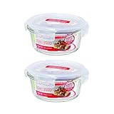Algopix Similar Product 1 - Pack of 2 LOCK  LOCK GLASS 16 Cup
