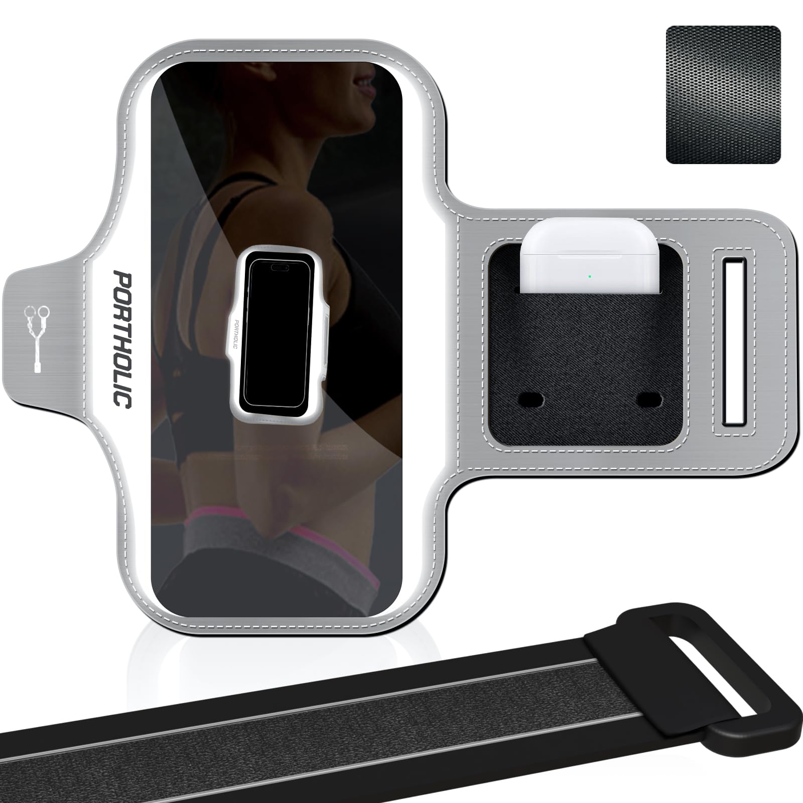Algopix Similar Product 8 - PORTHOLIC 2025 Running Armband Water