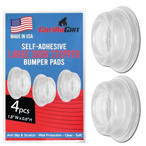 Algopix Similar Product 9 - Door Stopper Wall Protector 4 Pack 