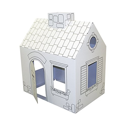 Algopix Similar Product 17 - Fundeco Playhouse, White