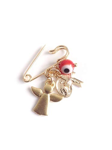 Algopix Similar Product 1 - Protection Mal de Ojo Gift Evil Eye Pin